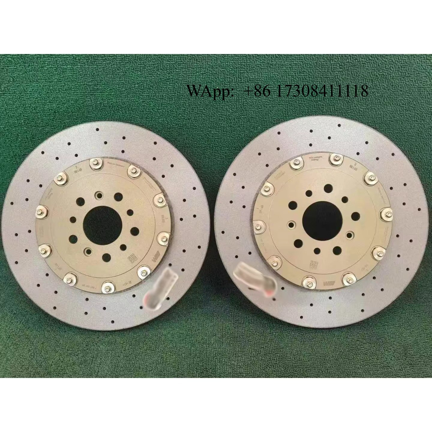 Forged Front Brake Caliper 4 Piston - Conjunto de pinças de freio de